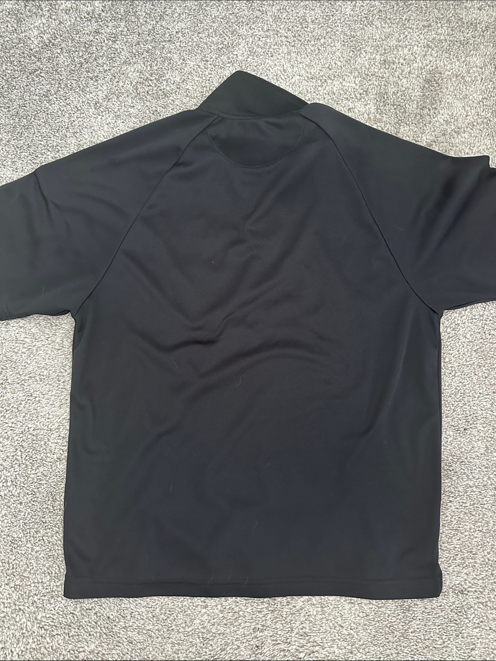 Black & Royal Blue Polo with Kansas Jayhawks Logo - Picture 2 of 2